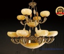 Đèn Chùm Đồng + Đá DD1171/12