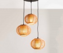 Đèn Thả Mây Tre Hình Tròn 96024