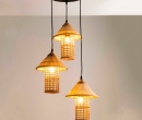 Đèn Thả Mây Tre Hình Chóp Nón 96023
