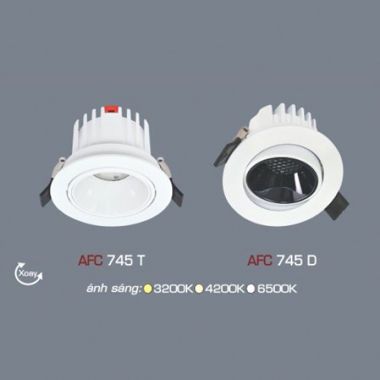 Âm Trần Chỉnh Góc AFC 745 LED 7W