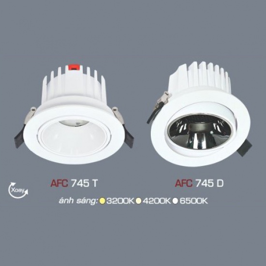 Âm Trần Chỉnh Góc AFC 745 LED 12W