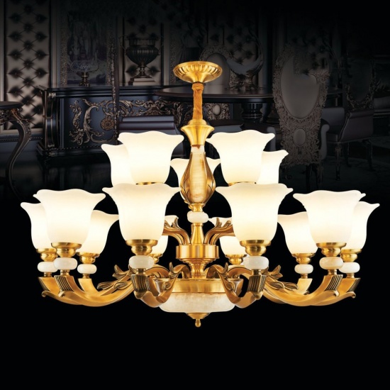Đèn Chùm Đồng CĐ 7061/15