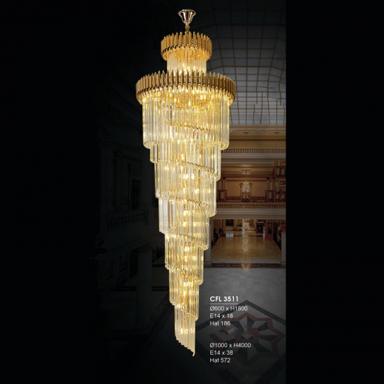 Đèn Thả Thông Tầng CFL 3511