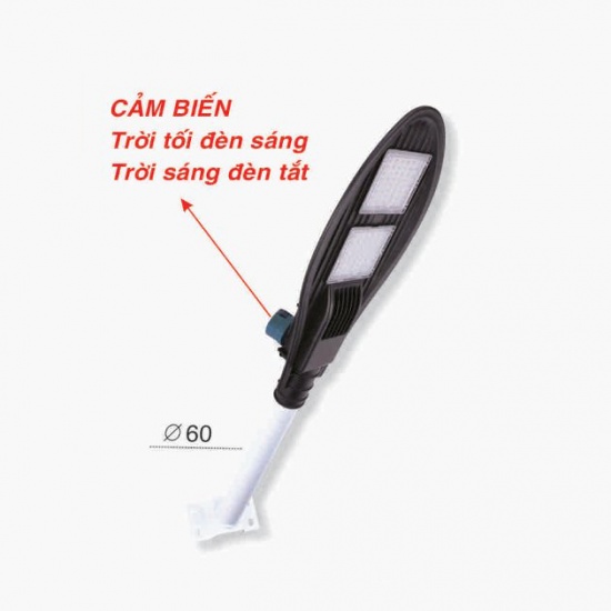 ĐÈN ĐƯỜNG CẢM BIẾN EUROTO-100W