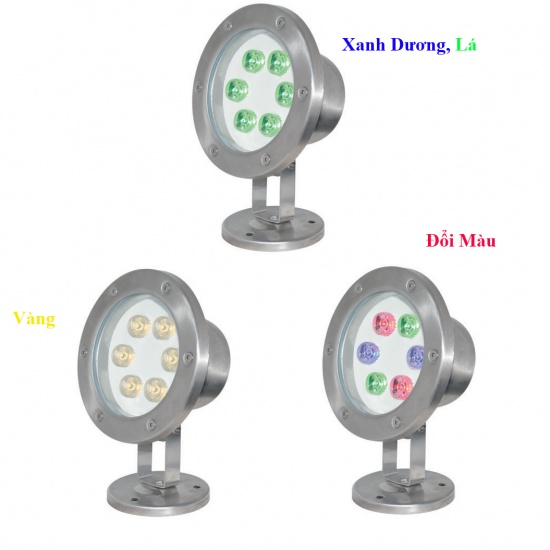 Đèn Pha LED Âm Nước HB 6W