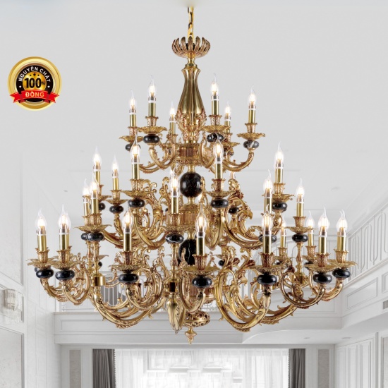 Đèn Chùm Đồng 1253/24+8+6