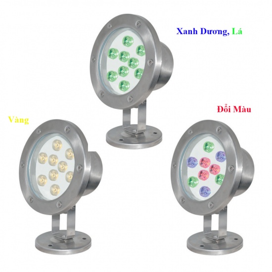 Đèn Pha LED Âm Nước HB 9W