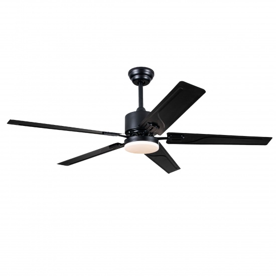 Quạt Trần QViFa-79/Đen/LED