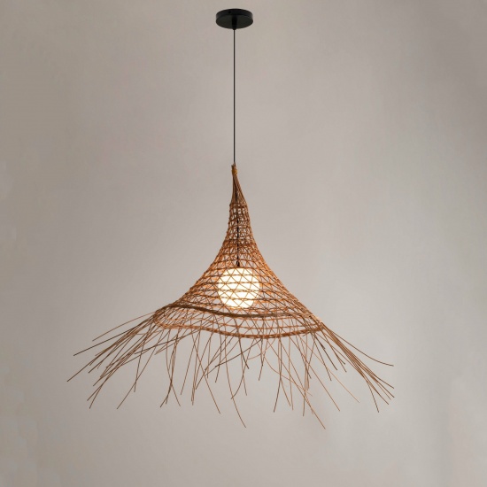 Đèn Thả Mây Tre Hình Nón 96509