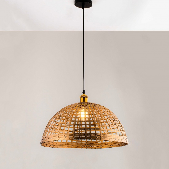 Đèn Thả Mây Tre Hình Tròn 96125